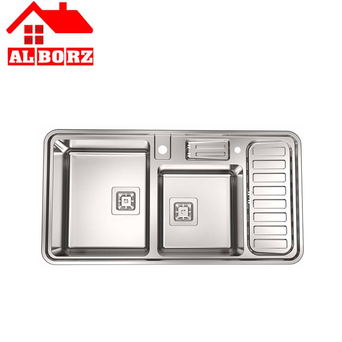 سینک-فانتزی-توکار-852/52-استیل-البرز-