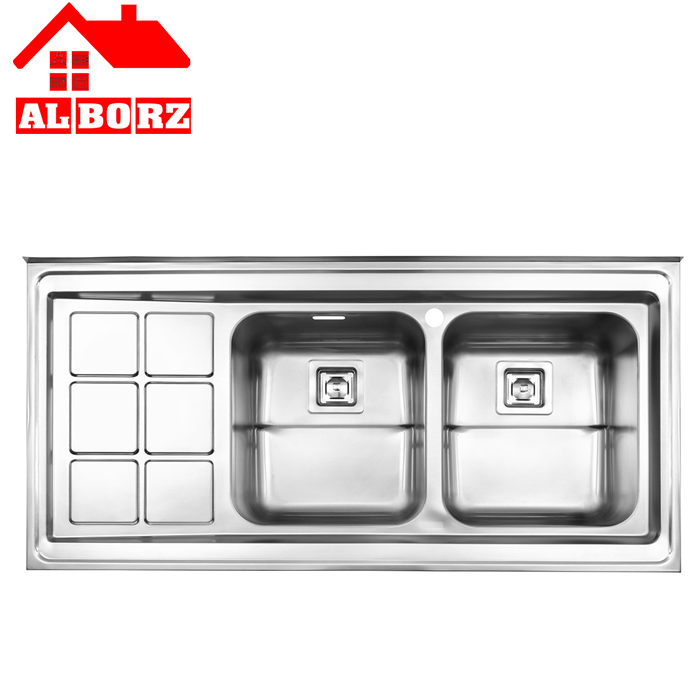 سینک-فانتزی-روکار-761/60-استیل-البرز-