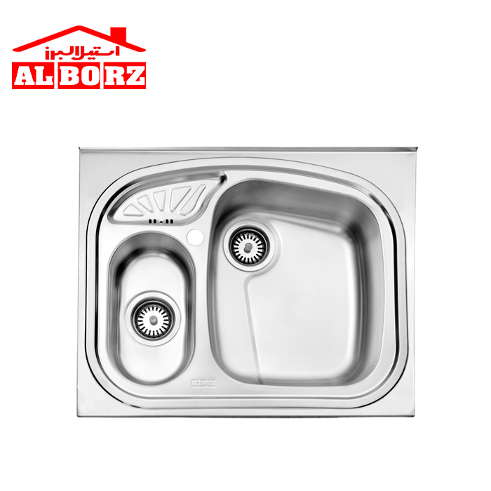 سینک-فانتزی-روکار-605/60-استیل-البرز-