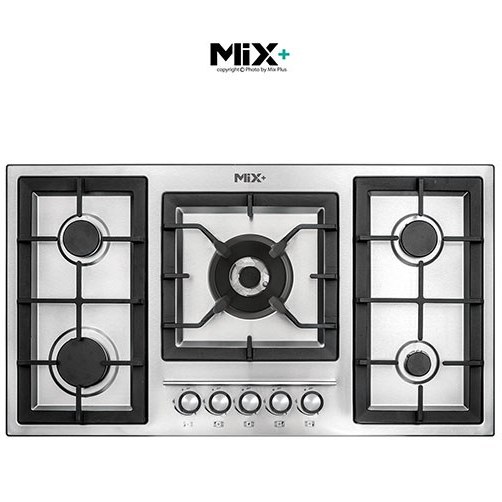 اجاق-گاز-صفحه-ای-استیل-ایرانی-پنج-شعله-IS9505-میکس-پلاس-MixPlus-