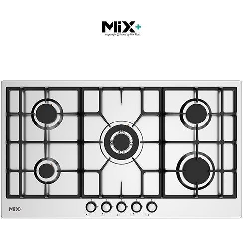 اجاق-گاز-صفحه-ای-استیل-ایرانی-پنج-شعله-IS9507-میکس-پلاس-MixPlus-