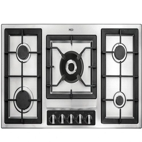 اجاق-گاز-صفحه-ای-استیل-ایتالیایی-پنج-شعله-518M-میکس-پلاس-MixPlus-