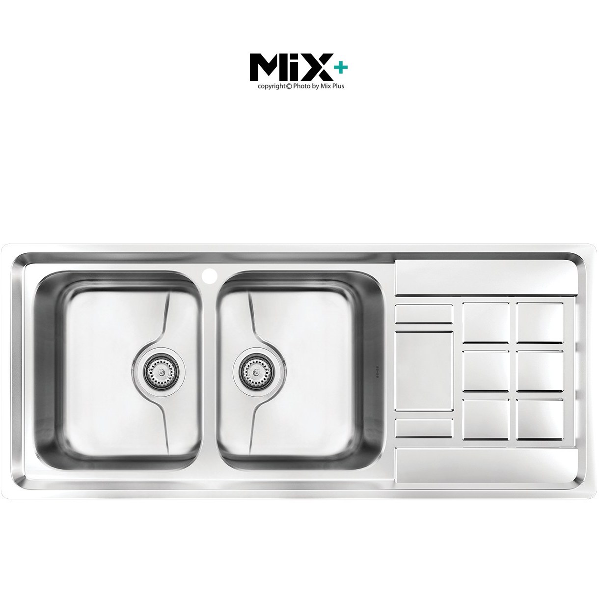 سینک-فانتزی-توکار8022-P-میکس-پلاس-MixPlus-