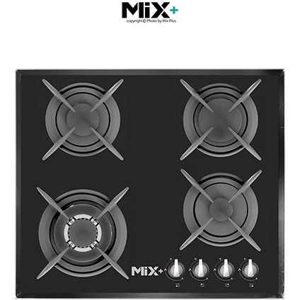 اجاق-گاز-صفحه-ای-شیشه-ای-ایرانی-چهار-شعله-IG6401-میکس-پلاس-MixPlus-