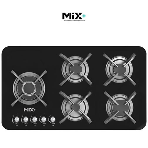اجاق-گاز-صفحه-ای-شیشه-ای-ایرانی-پنج-شعله-IG8509-میکس-پلاس-MixPlus-